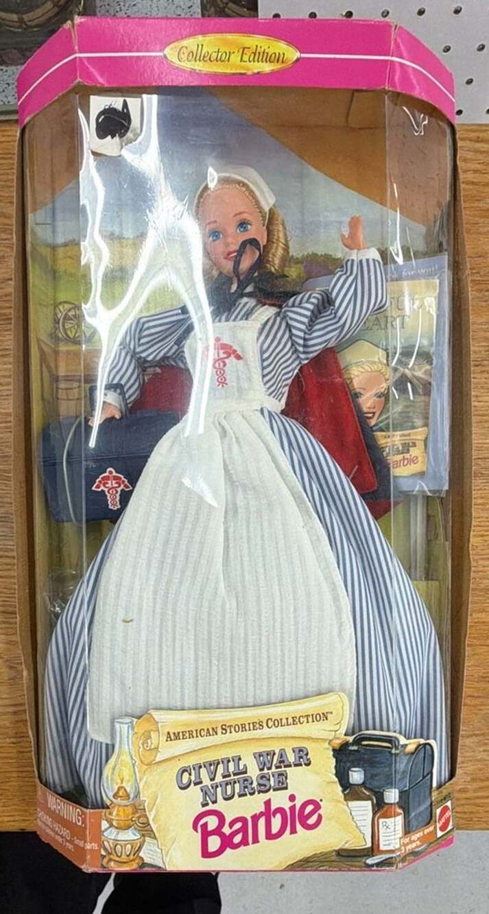 Barbie American Stories Collection Civil War Nurse Doll 1995 Collector Edition